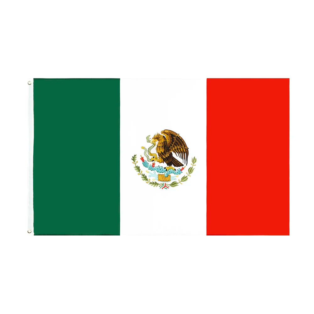 3x5ft Mexico Nation Flag Home Decoration Outdoor Mexico Flag