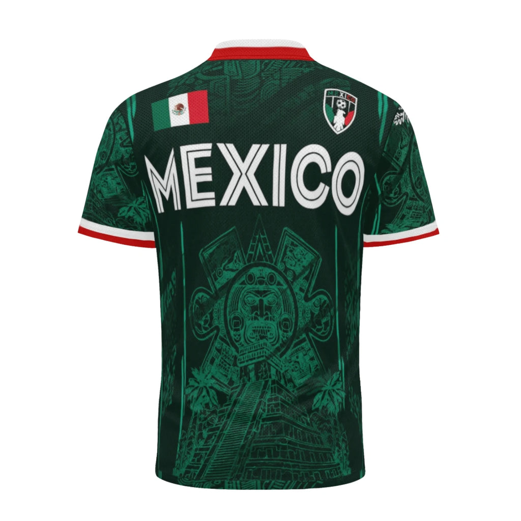 2026 Mexico Eagle Aztec Graphic  Retro Jersey