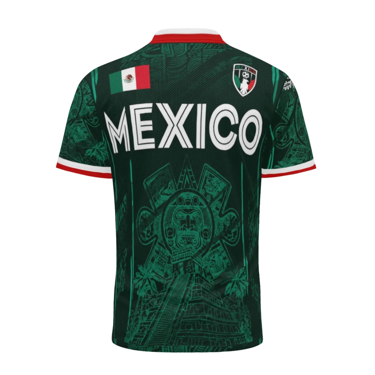 2026 Mexico Eagle Aztec Graphic  Retro Jersey