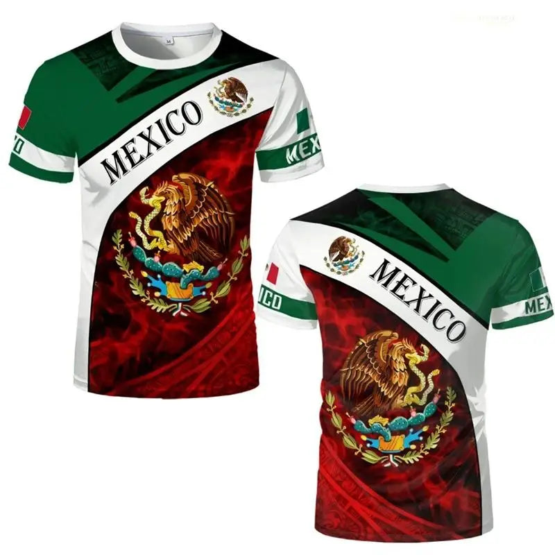 2026 Mexico National Flag Print
