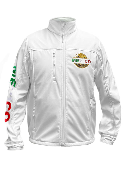 Mexico Embroidered Soft Shell Jacket
