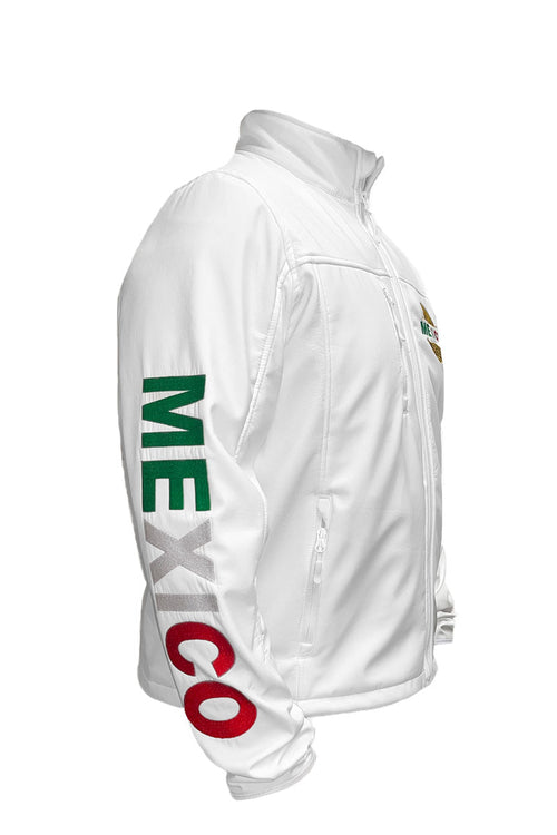 Mexico Embroidered Soft Shell Jacket
