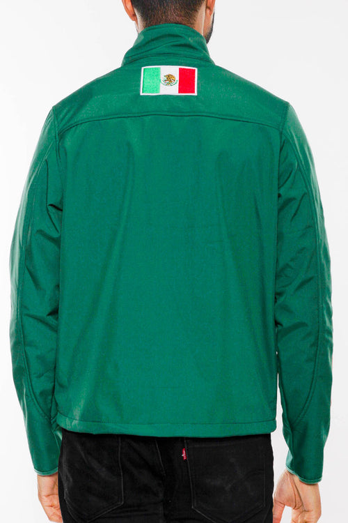 Mexico Embroidered Soft Shell Jacket